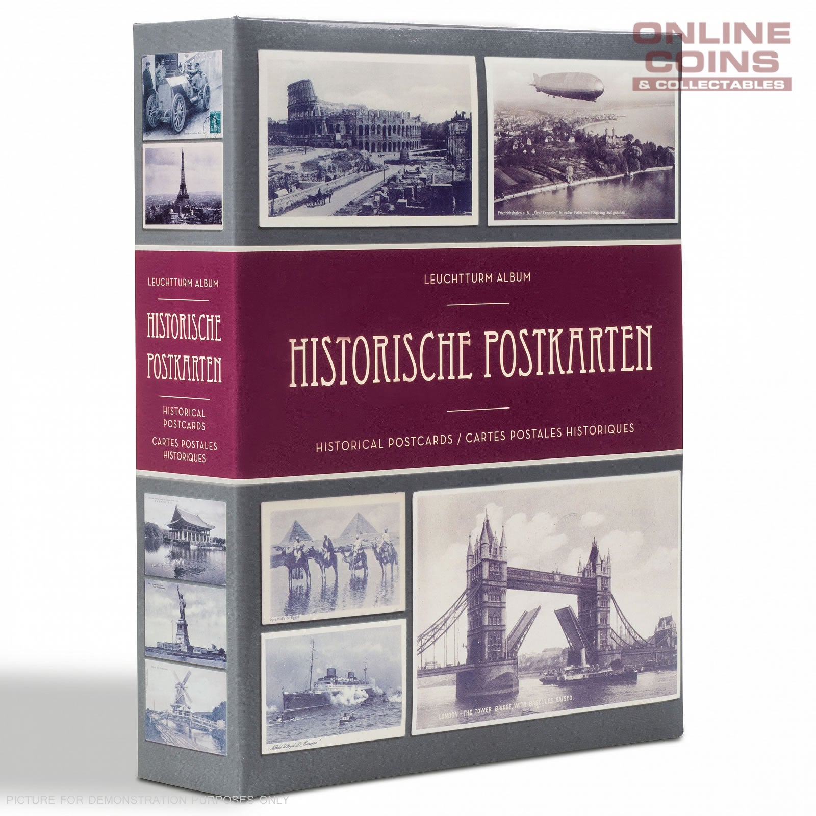Lighthouse Postcard Album For 200 Historical Postcards With 50 Bound Pages